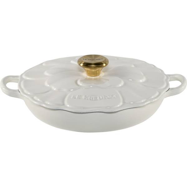 Le Creuset Gourmet-Profitopf Blume 26 cm white