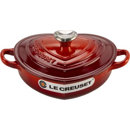 Le Creuset Gourmet-Profitopf Heart 20 cm Cerise