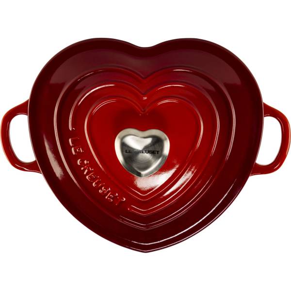 Le Creuset Gourmet-Profitopf Heart 20 cm Cerise