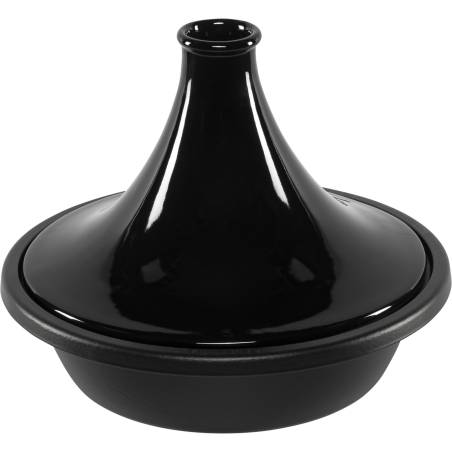 Le Creuset Tajine 31 cm schwarz