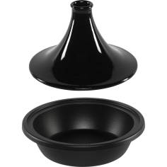 Le Creuset Tajine 31 cm schwarz 2
