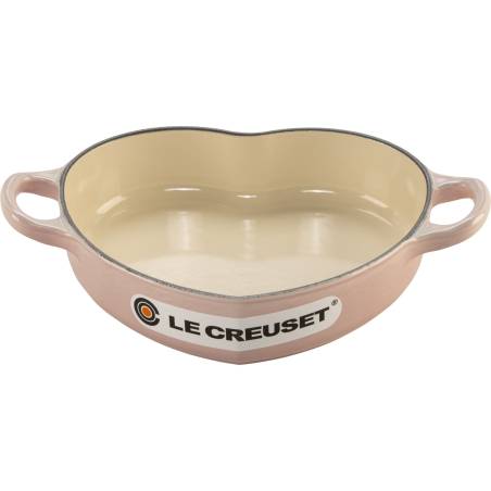 Le Creuset Gourmet-Profitopf Heart 20 cm Shell Pink