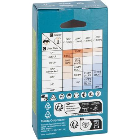 Makita  1916A4-7 catena per sega 50cm 22BPX