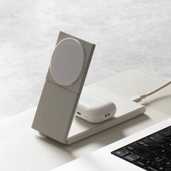 Native Union Rise 2-in-1 Qi2 Magn. Wireless Charger Sandstone