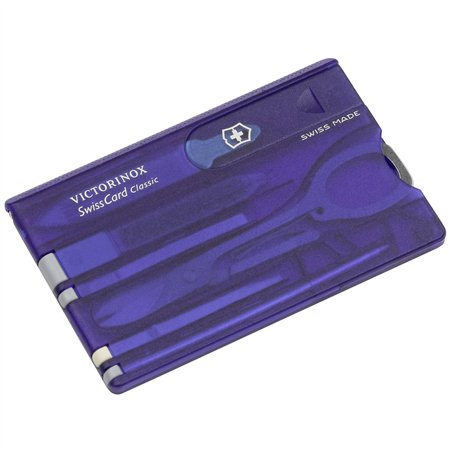Victorinox SWISSCARD blu trasparente