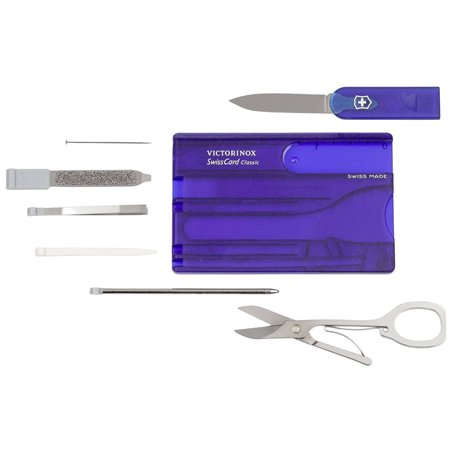 Victorinox SWISSCARD blu trasparente