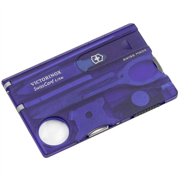 Victorinox SWISSCARD LITE blu trasparente