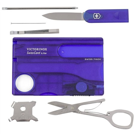 Victorinox SWISSCARD LITE blu trasparente