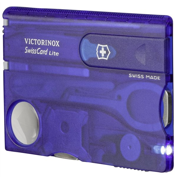 Victorinox SWISSCARD LITE blu trasparente
