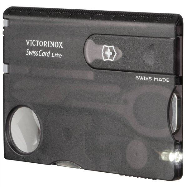 Victorinox SWISSCARD LITE nero trasparente