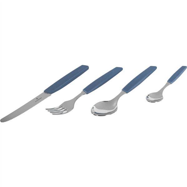 Victorinox Swiss Modern set di posate 24 pz. blu