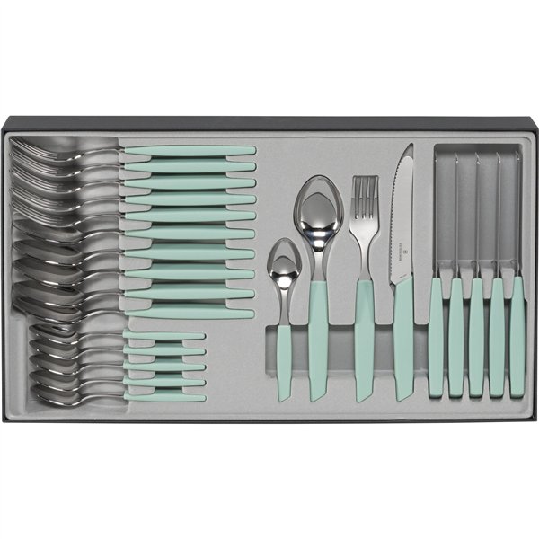 Victorinox Swiss Modern set di posate 24 pz. verde menta