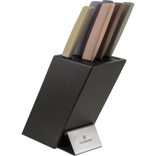 Victorinox Swiss Modern  blocco portacoltelli multicolore 6 pz.
