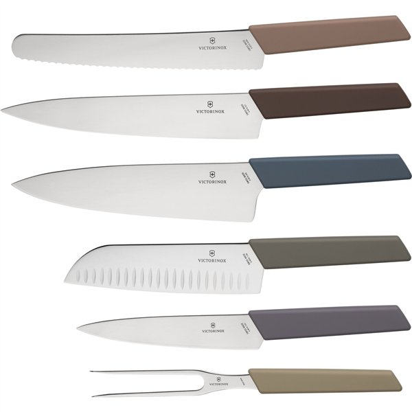 Victorinox Swiss Modern  blocco portacoltelli multicolore 6 pz.