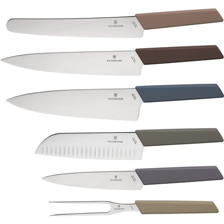 Victorinox Swiss Modern  blocco portacoltelli multicolore 6 pz.