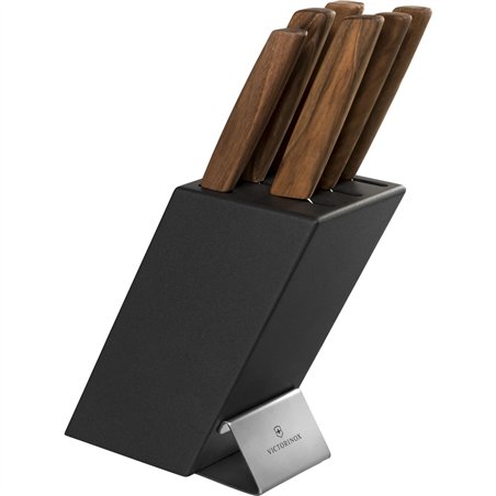 Victorinox Swiss Modern  blocco portacoltelli legno faggio 6pz.