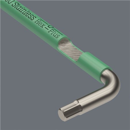 Wera 3950/9 Hex-Plus Multicolour Imperial inox 1 inox