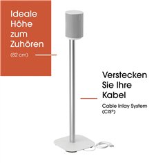 Vogels piedistallo per altoparl. Sonos Era 100 W bian. SFS 4113 2