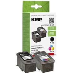 KMP C136V pack promo compatibile c. Canon PG560/CL561