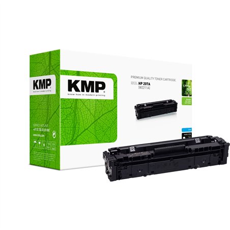 KMP Toner cyan ersetzt HP W 2211 A No. 207 A