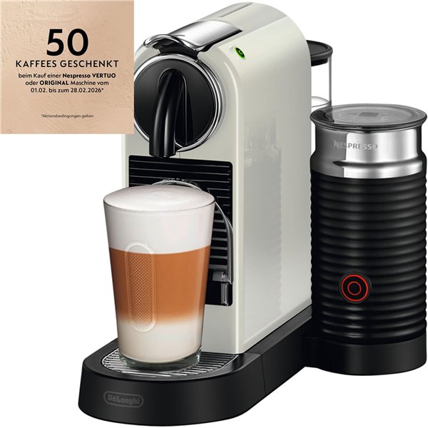 Nespresso Citiz & Milk EN 267.WAE by Delonghi, bianco