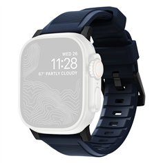 Nomad Rugged Strap Atlantic Blue Connector Black 42/44/45/49mm