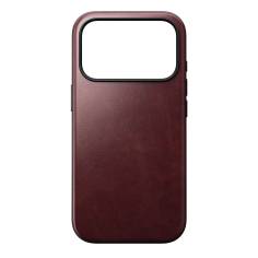 Nomad Modern Leather Case iPhone 17 Pro Burgundy Horween