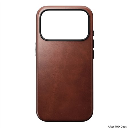 Nomad Modern Leather Case iPhone 17 Pro Olde Dublin Horween