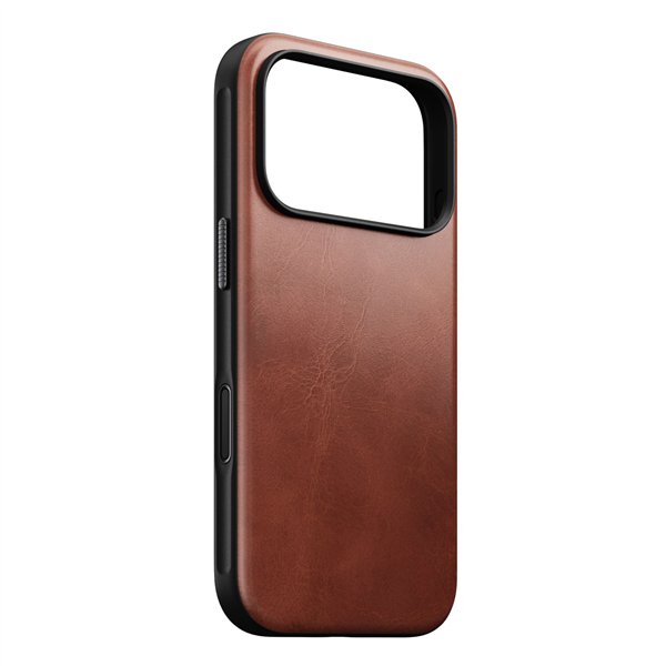 Nomad Modern Leather Case iPhone 17 Pro Olde Dublin Horween
