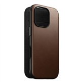 Nomad Modern Leather Case iPhone 17 Pro Olde Dublin Horween