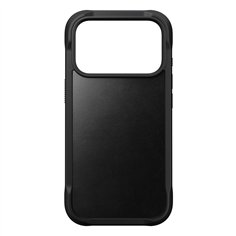 Nomad Rugged Leather Case iPhone 17 Pro Black Horween
