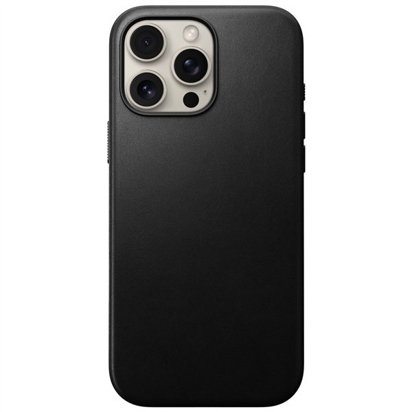 Nomad Modern Leather Case iPhone 16 Pro Max Black