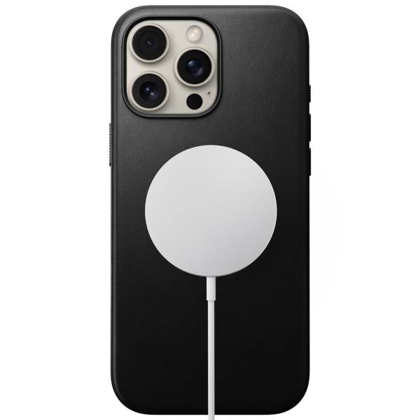 Nomad Modern Leather Case iPhone 16 Pro Max Black