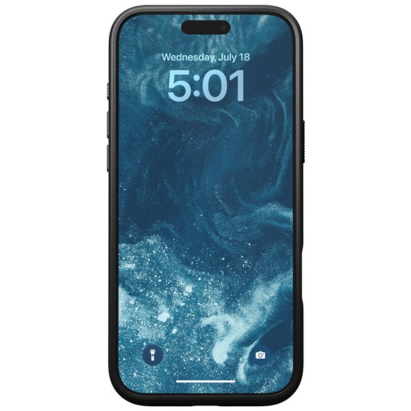 Nomad Modern Leather Case iPhone 16 Pro Max Black