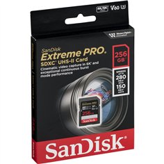 SanDisk Extreme Pro SDXC   256GB UHS-II C10 U3 V60