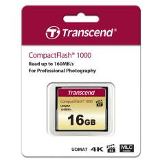 Transcend Compact Flash 16GB 1000x 2