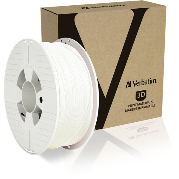 Verbatim 3D Printer Filament PLA 1,75 mm 1 kg bianco
