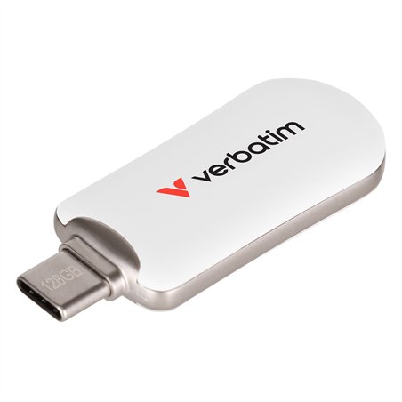 Verbatim Plectra bianco 128GB USB-C Flash Drive          30229