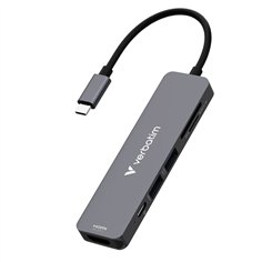 Verbatim USB-C Essentials Multi- Port Hub 6 Port/lettore c. 32156