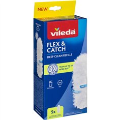 Vileda Staubwedel-Einsätze für Flex&Catch 5 Stück
