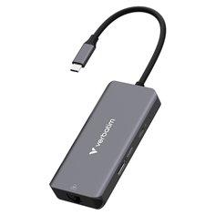 Verbatim USB-C Essentials Multi- Port Hub 6 Port con RJ45 32157