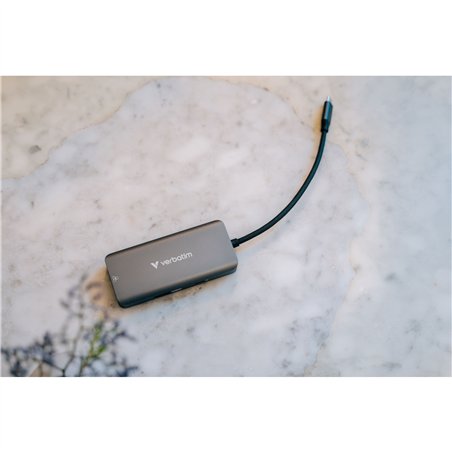 Verbatim USB-C Essentials Multi- Port Hub 6 Port con RJ45 32157