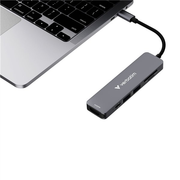 Verbatim USB-C Essentials Multi- Port Hub 6 Port/lettore c. 32156