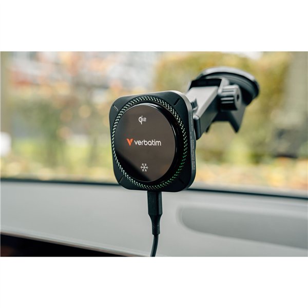 Verbatim Charge´n´Drive Magnetic Wirel.caricab.auto Qi2 RGB 31860