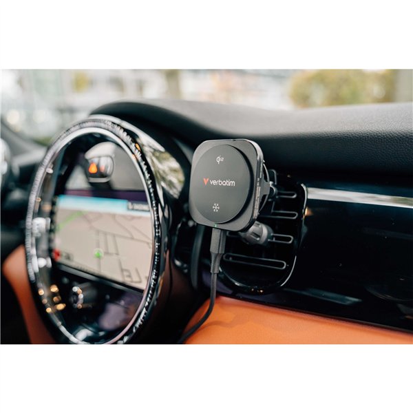 Verbatim Charge´n´Drive Magnetic Wireless caricab. auto Qi2 31861