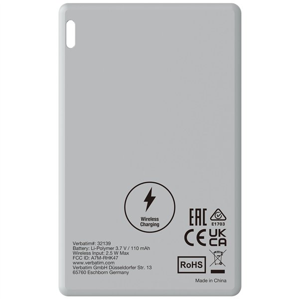 1x2 Verbatim My Finder Card BT nero/argento MYFCR-02BS 32140