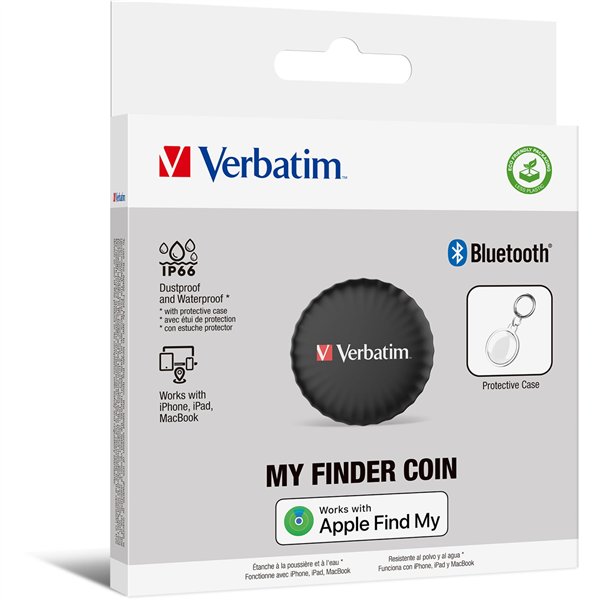 Verbatim My Finder Coin, nero Bluetooth Item Finder      32133