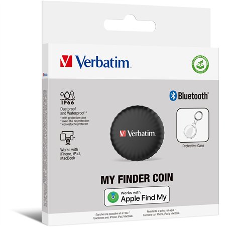 Verbatim My Finder Coin, nero Bluetooth Item Finder      32133