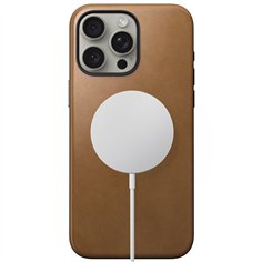 Nomad Modern Leather Case iPhone 15 Pro Max English Tan 2