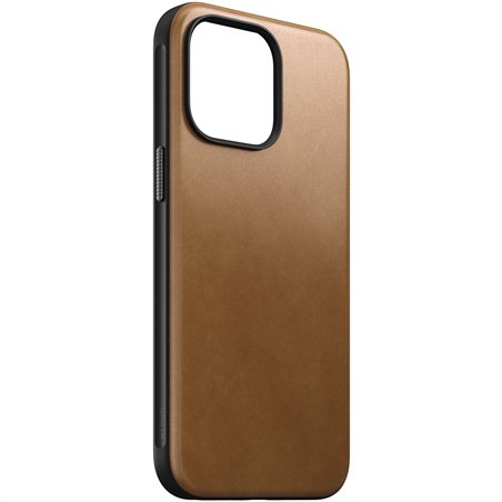 Nomad Modern Leather Case iPhone 15 Pro Max English Tan